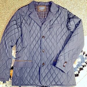 Gutteridge DAL 1878 Men’s Navy Blue Quilted Jacket Vintage IT54/US44 MadeinItaly